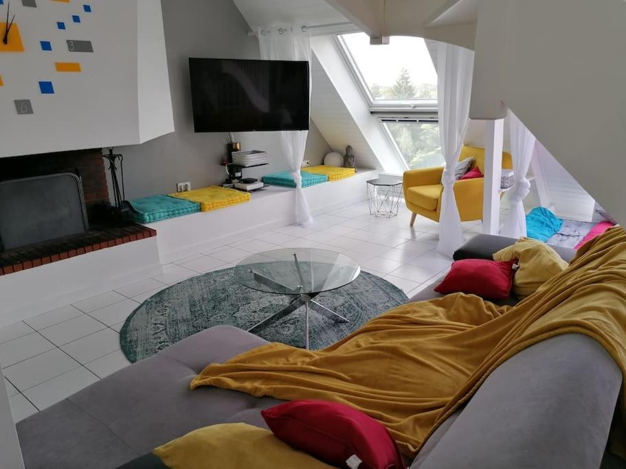 Appartement Superbe loft 90m² proche parc expo Nantes  Extérieur photo