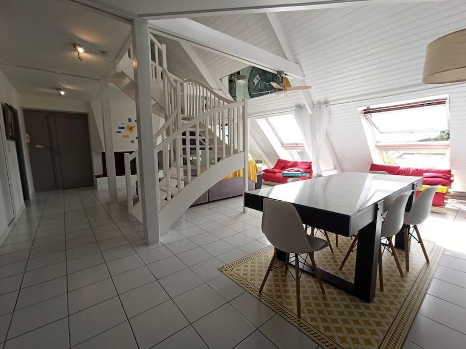 Appartement Superbe loft 90m² proche parc expo Nantes  Extérieur photo